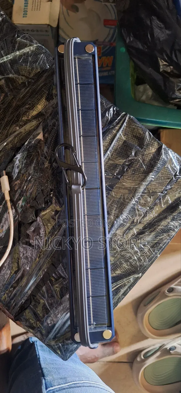 32cm Long Solar Powered Waterproof Flashlight
