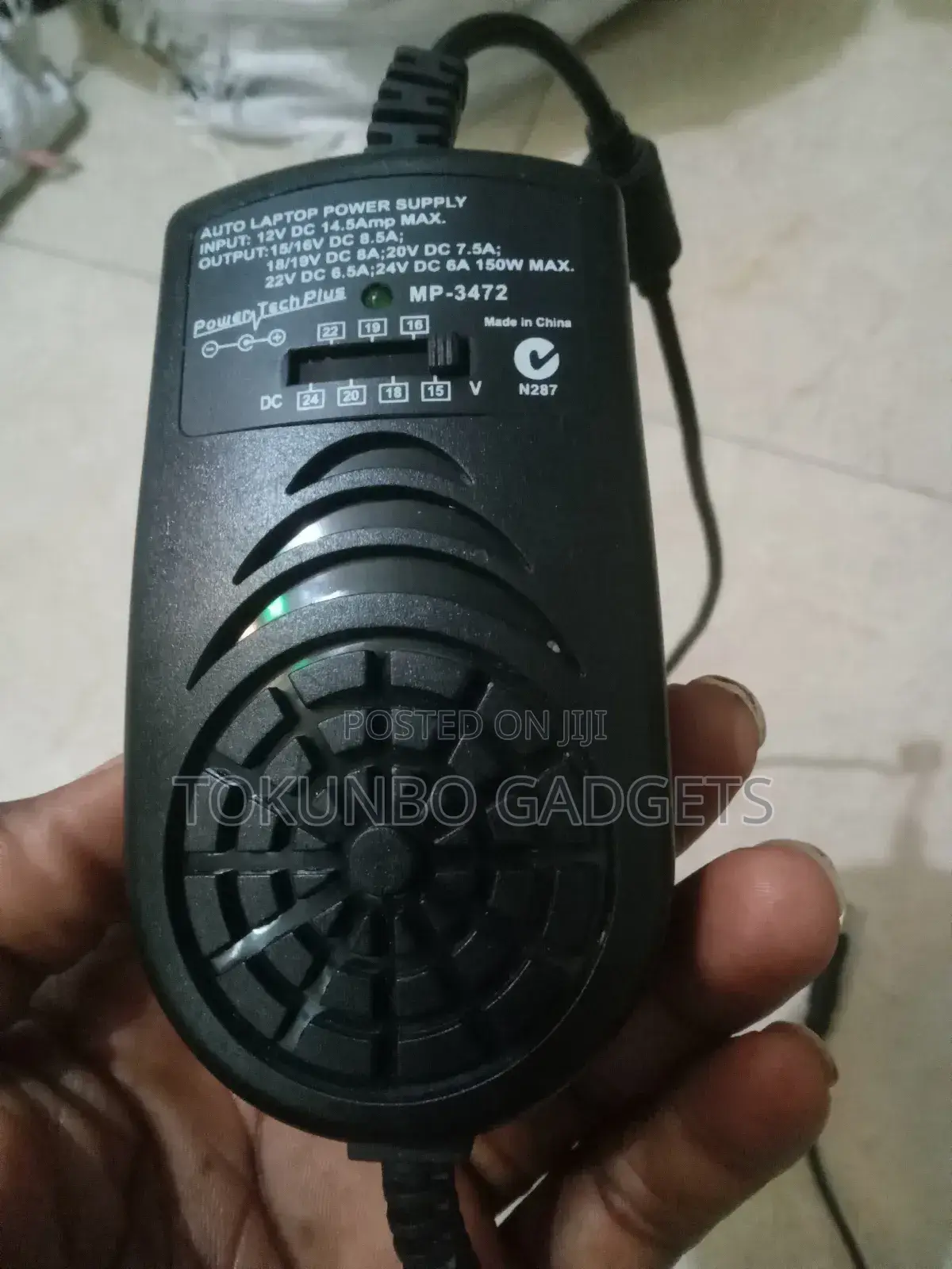 UK Used 150w DC Laptop Charger ( 15v-24v)
