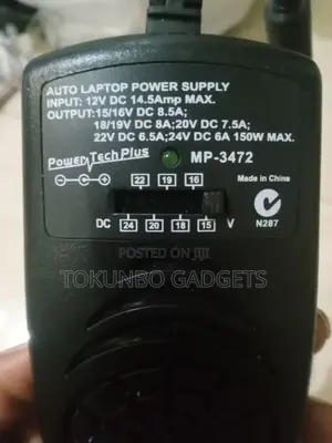 UK Used 150w DC Laptop Charger ( 15v-24v)