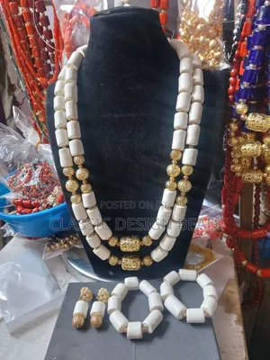 Photo - White Coral Beaded Necklace