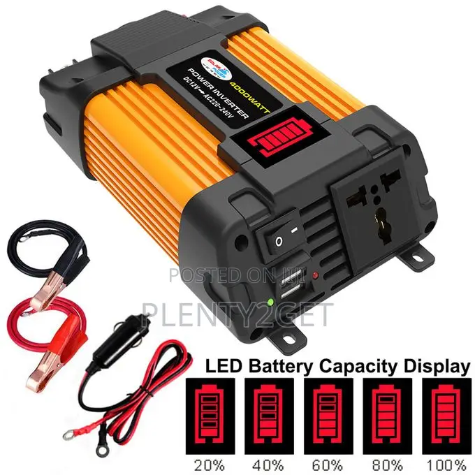 4000w Car Inverter Socket Adapter Socket Inverter