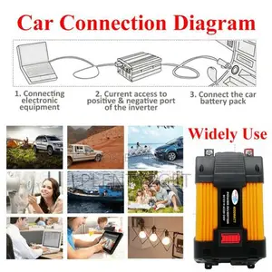 4000w Car Inverter Socket Adapter Socket Inverter