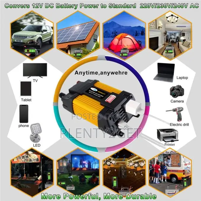 4000w Car Inverter Socket Adapter Socket Inverter