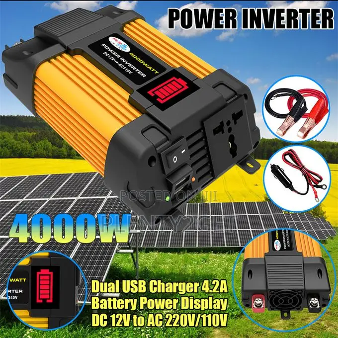 4000w Car Inverter Socket Adapter Socket Inverter