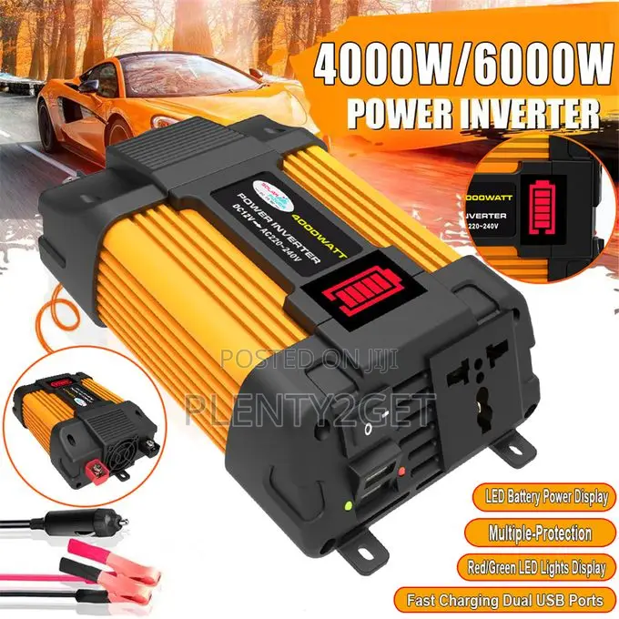 4000w Car Inverter Socket Adapter Socket Inverter