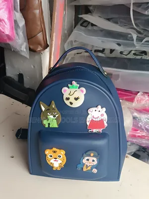 Small Fancy Rubber Backpack and School Bag