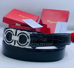 Original Salvatore Ferragamo Leather Belts Available Instore