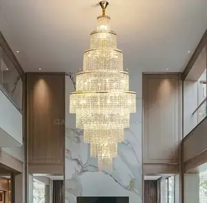 Large Crystal Chandelier for Living Room Creative Design