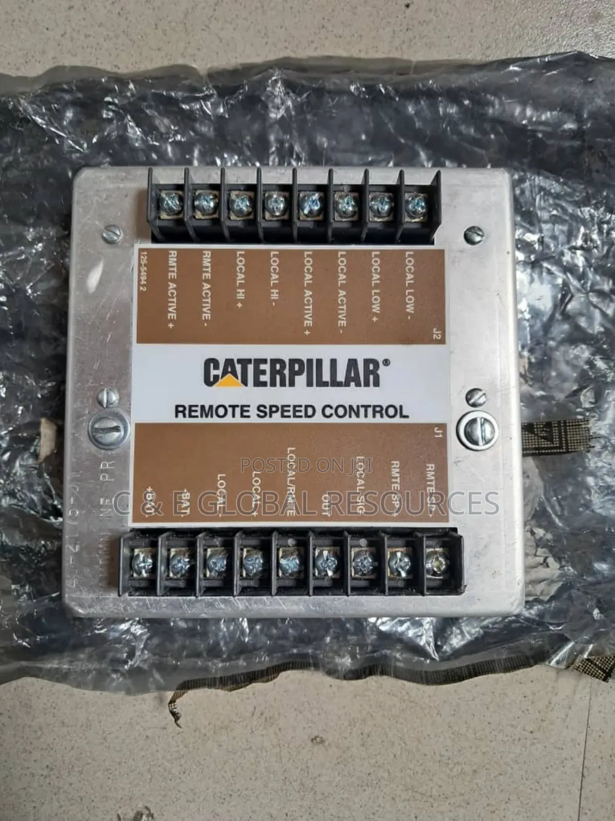 Caterpillar Remote Speed Control