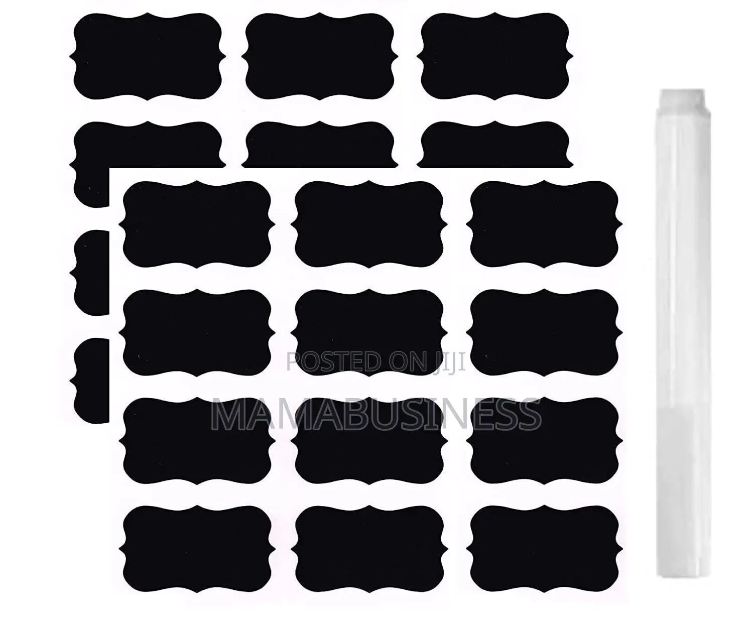 Chalk Board Labels Stickers With Pen -24 PCS
