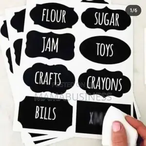 Chalk Board Labels Stickers With Pen -24 PCS