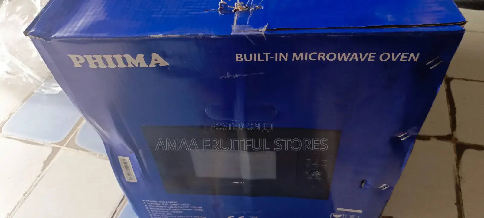 Philma 25liters Built-in MW