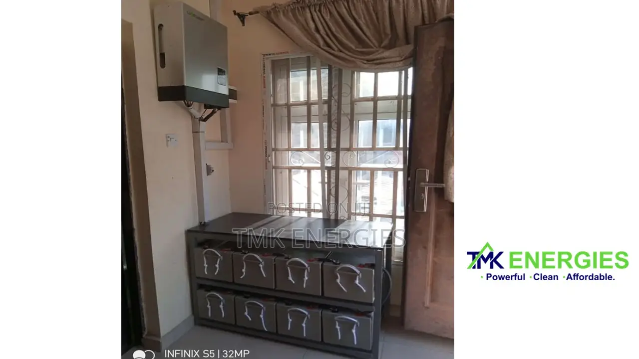 10kva Inverter Solution With 8 Block Batteries