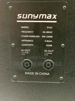Sonymax Professional Full Range Speaker Tt55