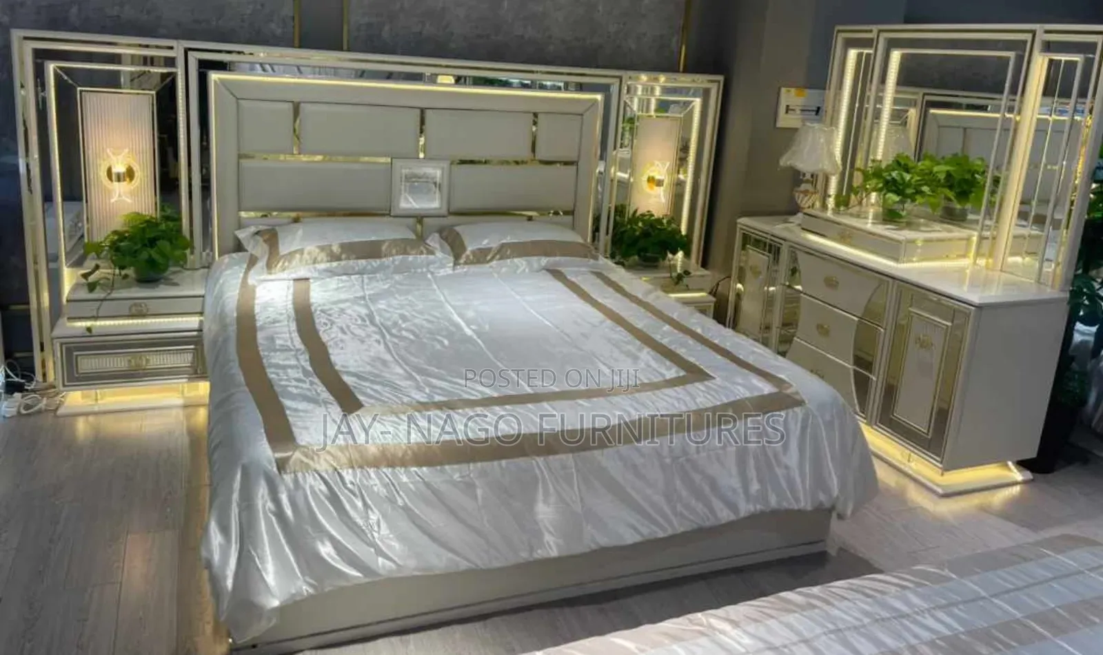 Executive Complete Set Bedframe With Wardrobe