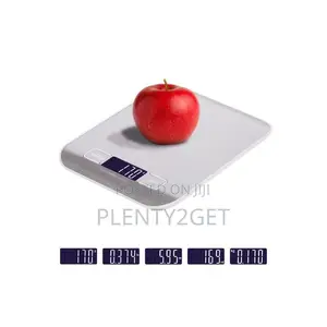 Rechargeable Kitchen Digital Food Scale 10kg/1g Measuring
