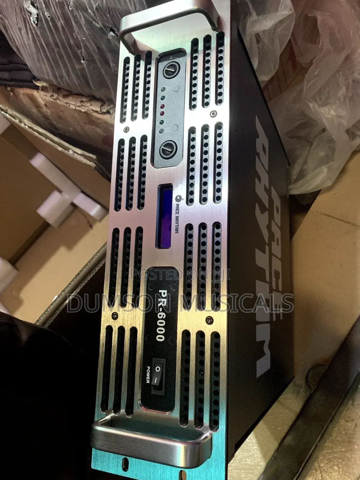 Powered Amplifier PR-6000 Watts Pace Rhythm