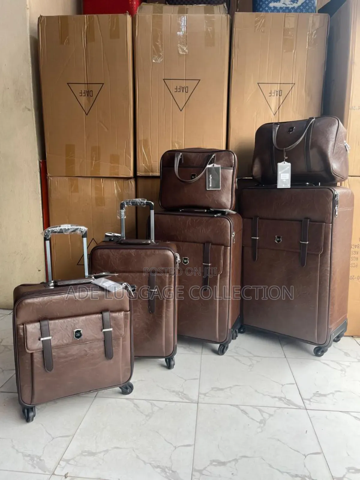 Moonlight Leather Luggage .