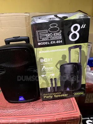 Public Address System 8 Inches With Bluetooth, USB SD Card