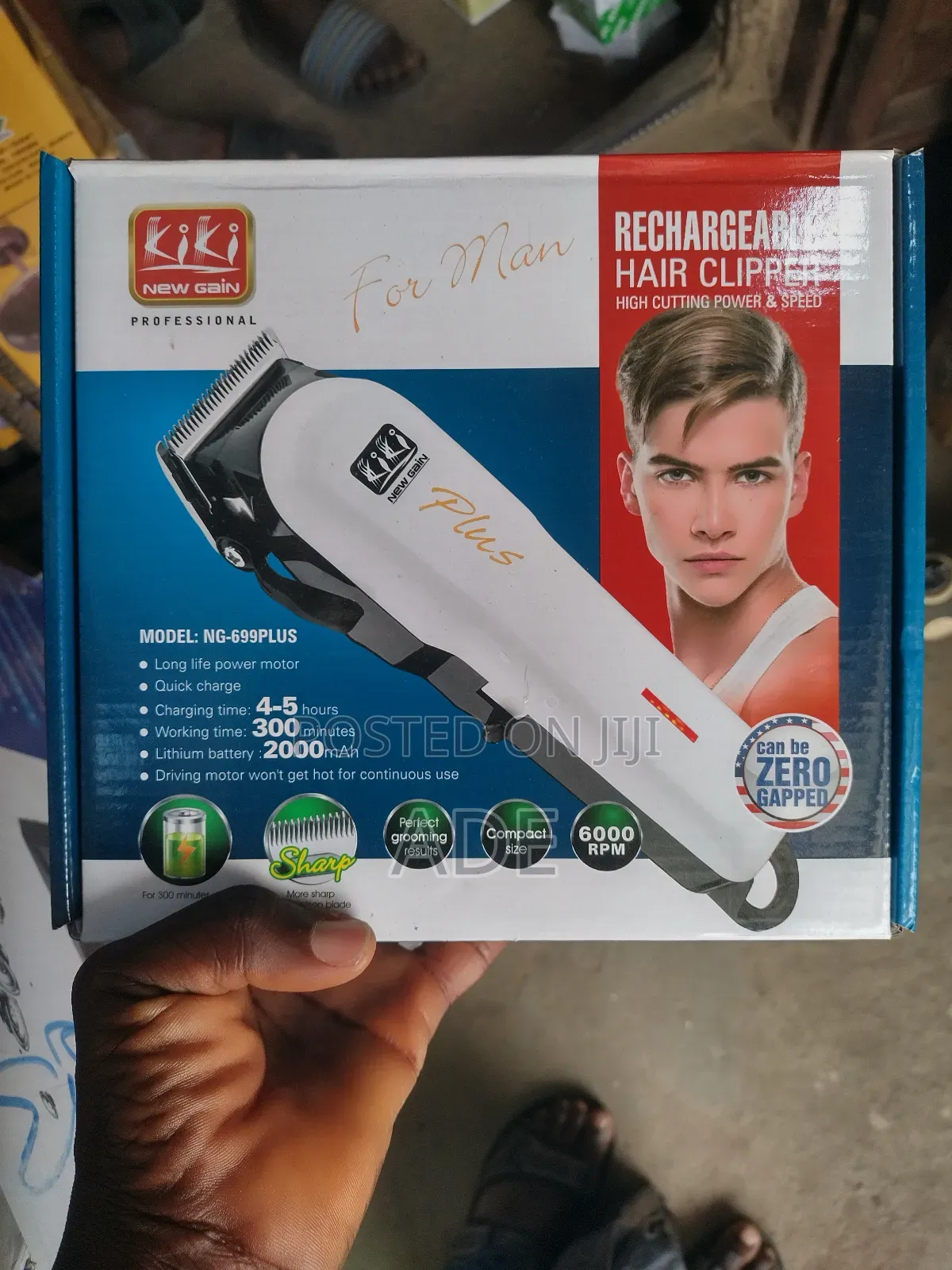 Kiki Rechargeable Cordless Clipper