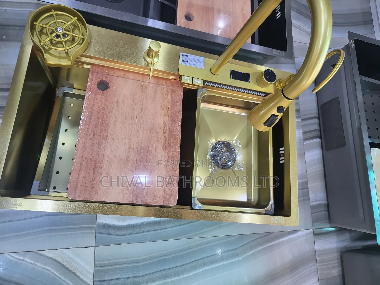 Gold Kitchen Sink