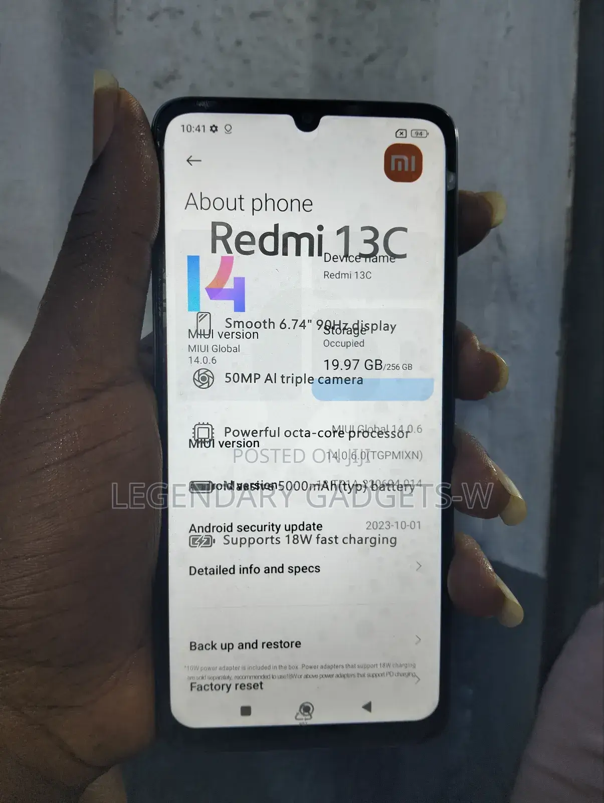 Xiaomi Redmi 13C 256 GB