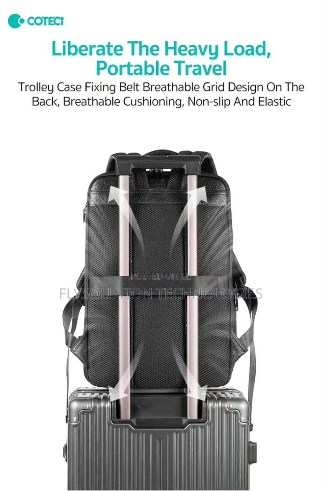 Coteci Luxury Series Business Leather Backpack