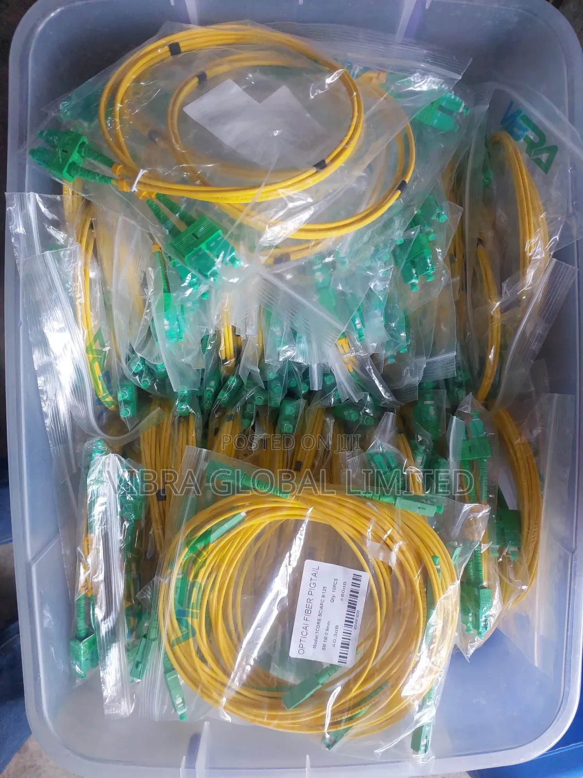 1m, 3m. APC Fiber Patch Cords.