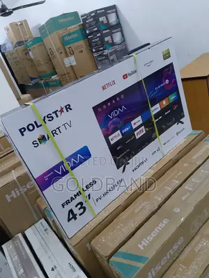Polystar 43" Frameless Smart Tv PV-HK43FLSM Available