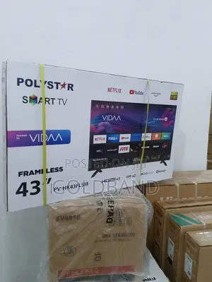 Dependable Polystar 43" Frameless Smart Tv PV-HK43FLSM