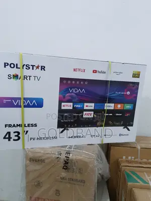 Best Price Polystar 43" Frameless Smart Tv PV-HK43FLSM