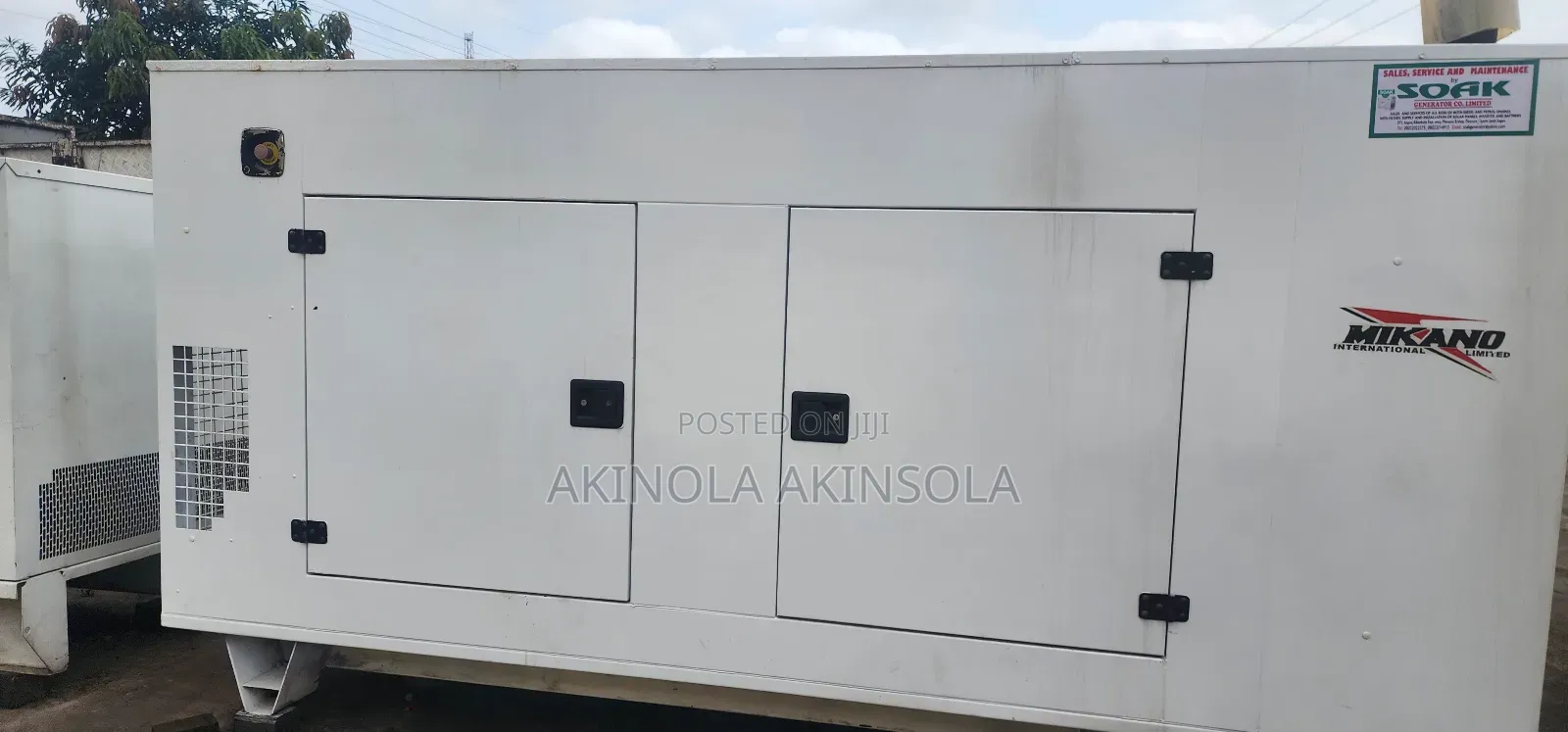 140kva Mikano Sound Proof Generator