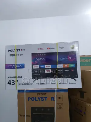 Best Deal Polystar 43" Frameless Full HD Smart Tv PV-HK43FLS