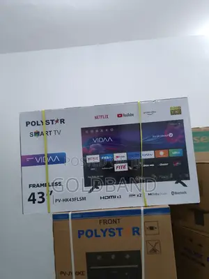 Classic Polystar 43" Frameless Full HD Smart Tv PV-HK43FLSM