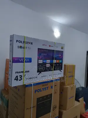 Newly Produced Polystar 43" Frameless Smart Tv PV-HK43FLSM