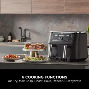 Ninja Foodi MAX Dual Zone 9.5L Air Fryer - Black(Imported)