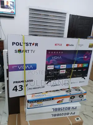 The Ideal Polystar 43" Frameless Full HD Smart Tv PV-HK43FLS
