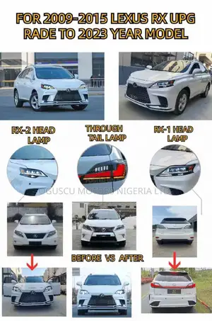 Complete Upgrade Kit Rx350 From 2010 to 2023 Face