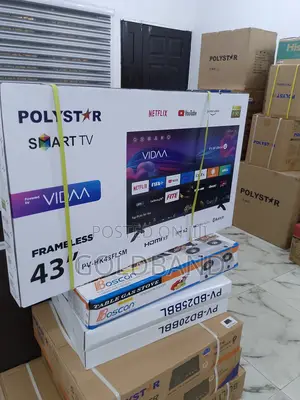 The Modern Polystar 43" Frameless Smart Tv PV-HK43FLSM