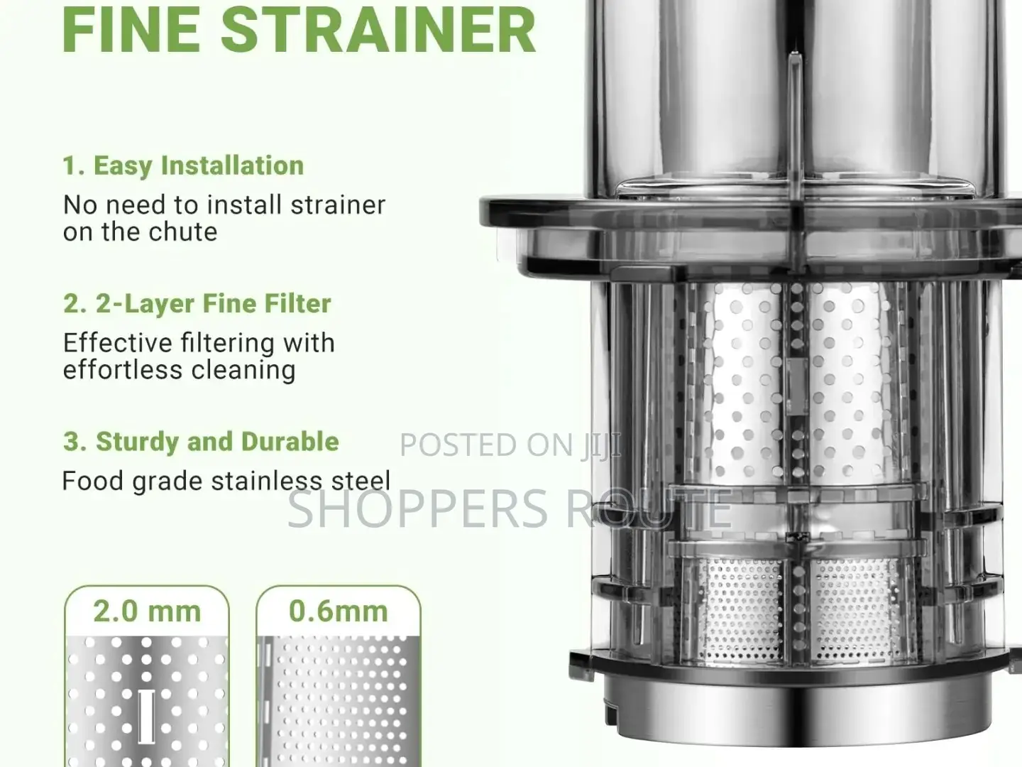 AMZCHEF Cold Press/Masticating Juicer