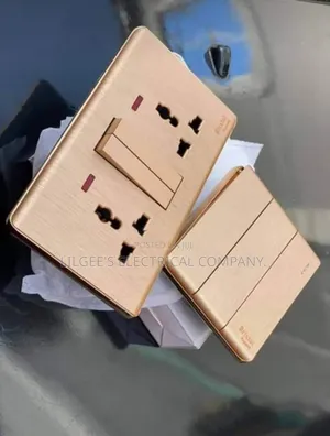 Original Gold Switches and Sockets
