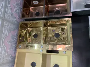 England Gold Double Bowl Kitchen