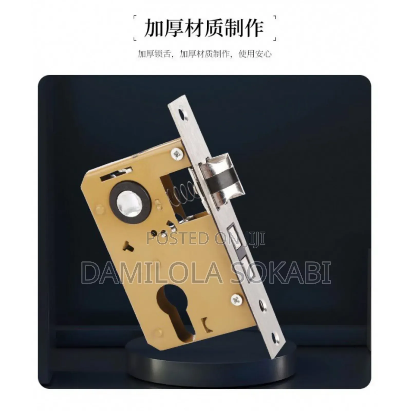 Door Handle With Engine,Hinges and Magnetic Door Stopper