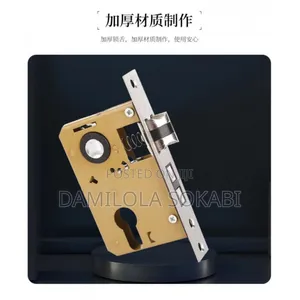 Door Handle With Engine,Hinges and Magnetic Door Stopper
