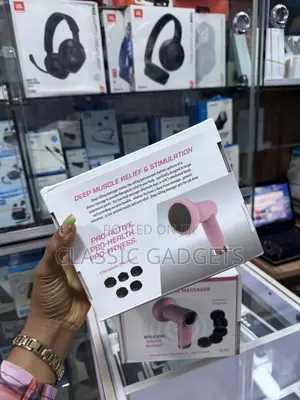 Pink Bluelex 5 Attachment Deep Rolling Facial Massager