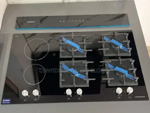 Pop Up Downdraft Hood With 4 Gas 2 Electric Hob 90cm