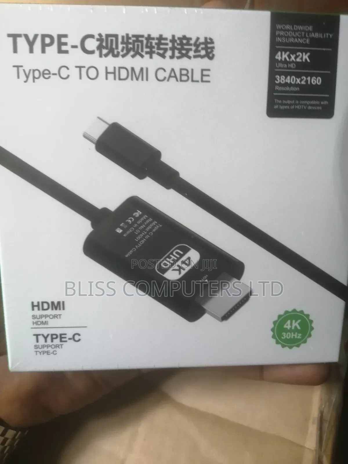 Type-C to Hdmi Cable