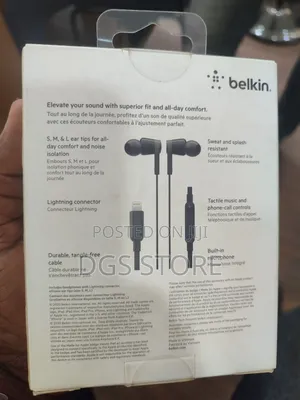 Belkin Headphone With Lightning Connector