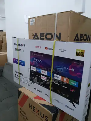 Polystar 43" Frameless Smart Tv PV-HK43FLSM (Smart Deal)