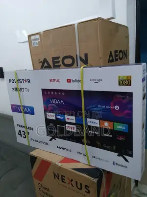 Polystar 43" Frameless Smart Tv PV-HK43FLSM (Home Friendly)